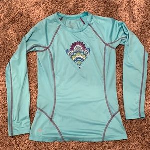 Athleta long sleeve swim top
